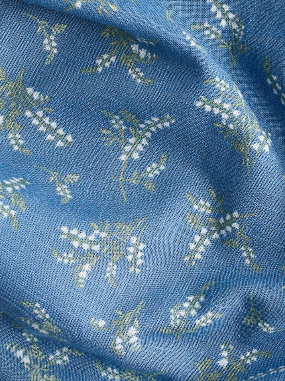 H&M Doen Inspired Pattern “Sofia Dress Lapis Bluebell Ballad” S - Picture 5 of 5